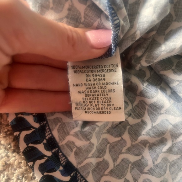 Bugatchi Victor Bird Print OoohCotton® Polo Shirt Size Large - Picture 5 of 5